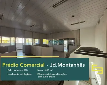 Prédio Comercial para alugar, 1000m² no Jardim Montanhês, Belo Horizonte