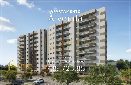 Apartamento com 3 Quartos à venda, 74m² no de Fátima, Serra