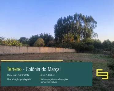 para alugar, 2400m² no Colônia do Marçal, São João Del Rei