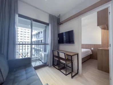 Apartamento com 1 Quarto para alugar, 40m² no Pinheiros, São Paulo
