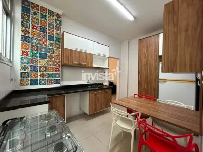 Apartamento com 2 Quartos para alugar, 85m² no Pompéia, Santos