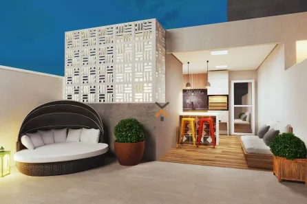 Apartamento com 2 Quartos à venda, 41m² no Vila Assunção, Santo André