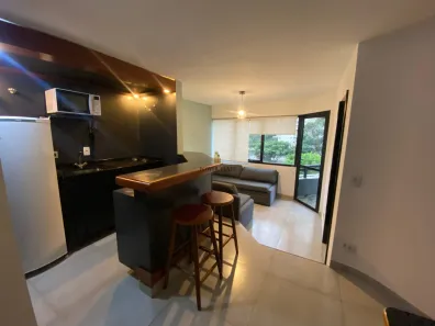 Apartamento com 1 Quarto para alugar, 48m² no Cidade Monções, São Paulo