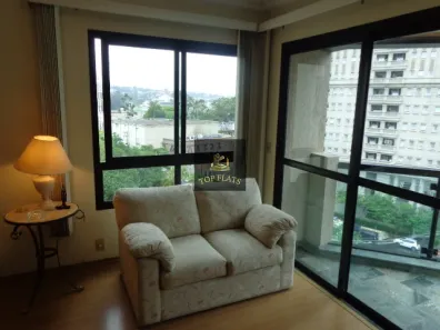 Flat com 1 Quarto para alugar, 35m² no Jardim Paulistano, São Paulo