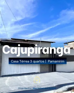 Casa com 3 Quartos à venda, 85m² no Cajupiranga, Parnamirim