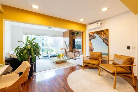 Apartamento com 2 Quartos para alugar, 85m² no Brooklin Paulista, São Paulo