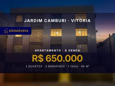 Apartamento com 3 Quartos à venda, 98m² no Jardim Camburi, Vitória