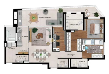 Apartamento com 2 Quartos à venda, 115m² no Vila Osasco, Osasco