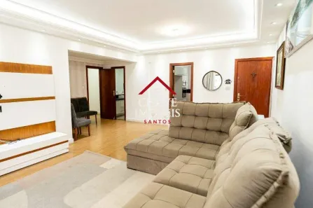 Apartamento com 4 Quartos à venda, 167m² no Gonzaga, Santos