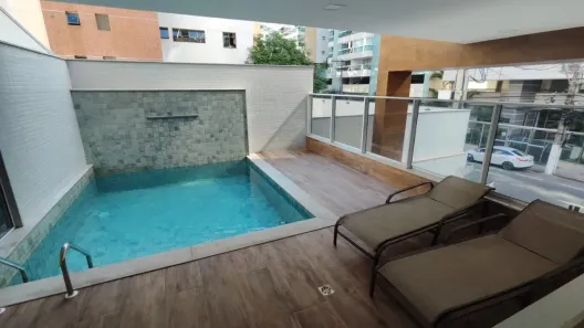 Apartamento com 4 Quartos para alugar, 124m² no Praia da Costa, Vila Velha