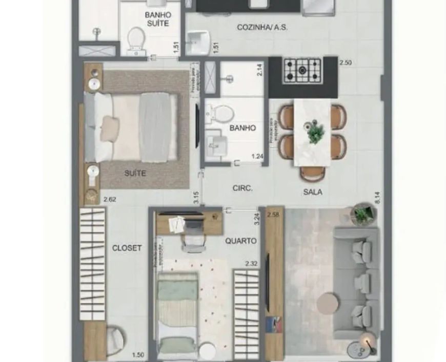 AQUA VILLAGE RESIDENCE CLUB - APTOS no Flamengo, Rio de Janeiro