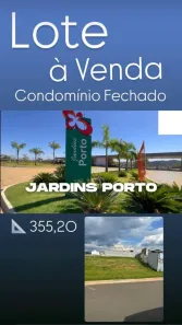 Lote/Terreno à venda, 355m² no Jardins Porto, Senador Canedo