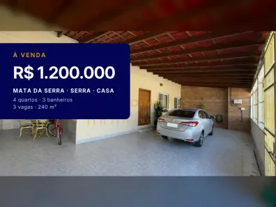 Casa com 4 Quartos à venda, 240m² no Mata da Serra, Serra