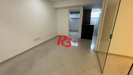 Sala Comercial para alugar, 118m² no Centro, Santos