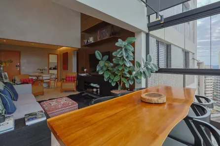 Apartamento com 3 Quartos para alugar, 109m² no Vila da Serra, Nova Lima