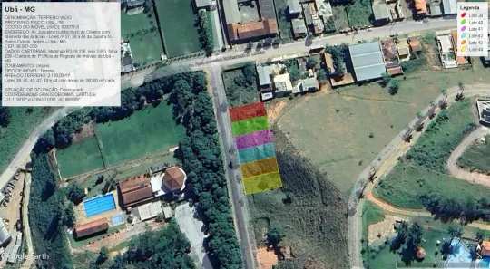 Lote/Terreno à venda, 330m² no Cidade Jardim, Ubá