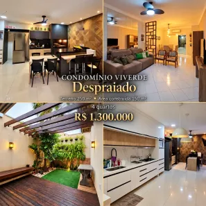 Casa de Condomínio com 4 Quartos à venda, 150m² no Despraiado, Cuiabá