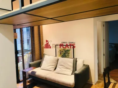Flat com 2 Quartos para alugar, 55m² no Cidade Monções, São Paulo