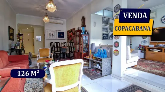 Apartamento com 3 Quartos à venda, 126m² no Copacabana, Rio de Janeiro