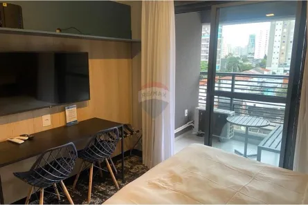 Apartamento com 1 Quarto para alugar, 26m² no Jardim das Acácias, São Paulo
