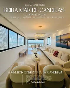 Cobertura com 4 Quartos à venda, 378m² no Piedade, Jaboatão dos Guararapes