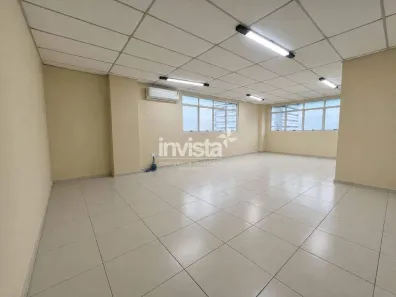 Sala Comercial para alugar, 58m² no Vila Mathias, Santos