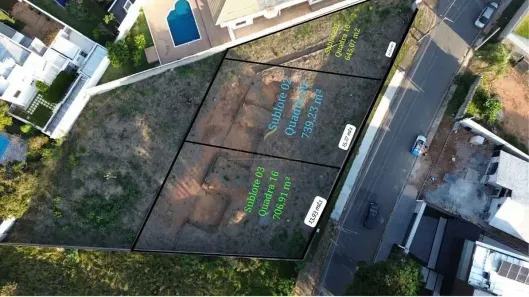 Lote/Terreno à venda, 706m² no Vila Santista, Atibaia