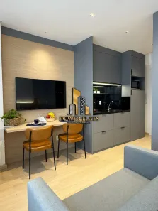 Flat com 1 Quarto para alugar, 35m² no Pinheiros, São Paulo