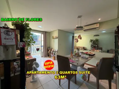 Apartamento com 2 Quartos à venda, 63m² no Flores, Manaus