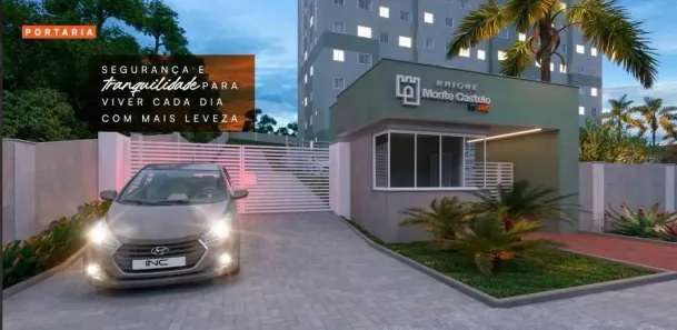 Apartamento com 2 Quartos à venda, 37m² no Monte Castelo, Juiz de Fora
