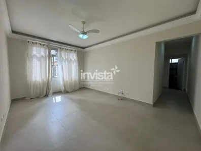 Apartamento com 2 Quartos para alugar, 80m² no Boqueirão, Santos