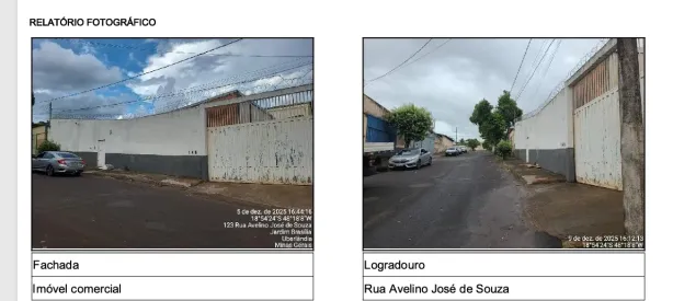 Ponto Comercial à venda, 851m² no Jardim Brasília, Uberlândia