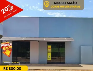 Ponto Comercial para alugar, 36m² no Núcleo Habitacional Universitárias, Campo Grande