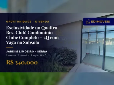 Apartamento com 2 Quartos à venda, 46m² no Jardim Limoeiro, Serra