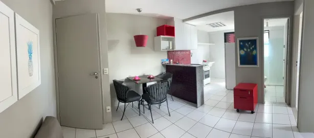 Apartamento com 2 Quartos para alugar, 45m² no Casa Forte, Recife