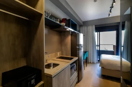 Apartamento com 1 Quarto para alugar, 26m² no Perdizes, São Paulo