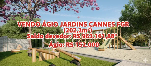 Lote/Terreno com 1 Quarto à venda, 202m² no Jardins Cannes, Aparecida de Goiânia