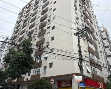 Apartamento com 1 Quarto à venda, 44m² no Centro, São Vicente