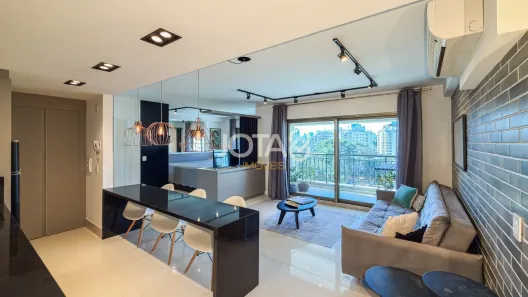 Apartamento com 1 Quarto para alugar, 46m² no Batel, Curitiba