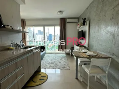 Apartamento com 1 Quarto para venda ou aluguel, 31m² no Brooklin Paulista, São Paulo