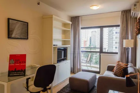 Flat com 1 Quarto para alugar, 36m² no Itaim Bibi, São Paulo