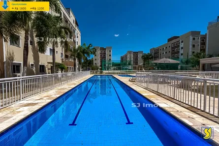 Apartamento com 2 Quartos para alugar, 48m² no Coaçu, Fortaleza