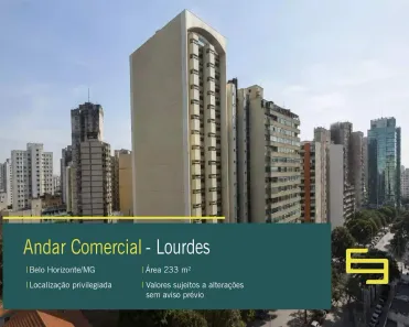 Imóvel Comercial para alugar, 234m² no Lourdes, Belo Horizonte