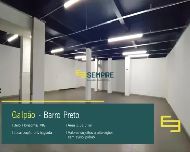 Galpão/Depósito/Armazém para alugar, 1313m² no Centro, Belo Horizonte
