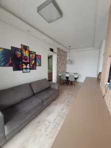 Apartamento com 2 Quartos para alugar, 63m² no Marapé, Santos