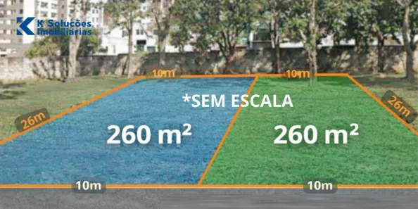 Lote/Terreno à venda, 260m² no Jardim Contorno, Bauru