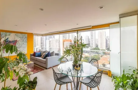 Apartamento com 3 Quartos para alugar, 144m² no Brooklin Paulista, São Paulo