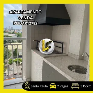 Apartamento com 3 Quartos à venda, 70m² no Santa Paula, São Caetano do Sul