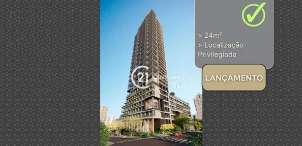 Apartamento com 1 Quarto à venda, 25m² no Cerqueira César, São Paulo