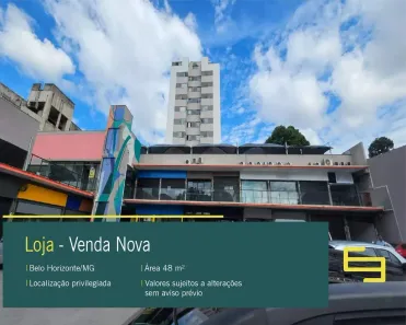 Ponto Comercial para alugar, 48m² no Venda Nova, Belo Horizonte
